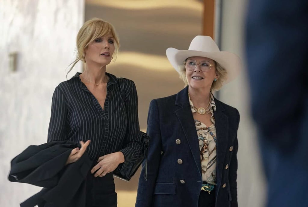 Yellowstone spin-off Dutton Ranch stars Kelly Reilly as Beth Dutton and Annette Bening as Beulah Jackson. Photo: @juanpabloraba/Instagram.com Yellowstone spin-off Dutton Ranch stars Kelly Reilly as Beth Dutton and Annette Bening as Beulah Jackson. Photo: @juanpabloraba/Instagram.com