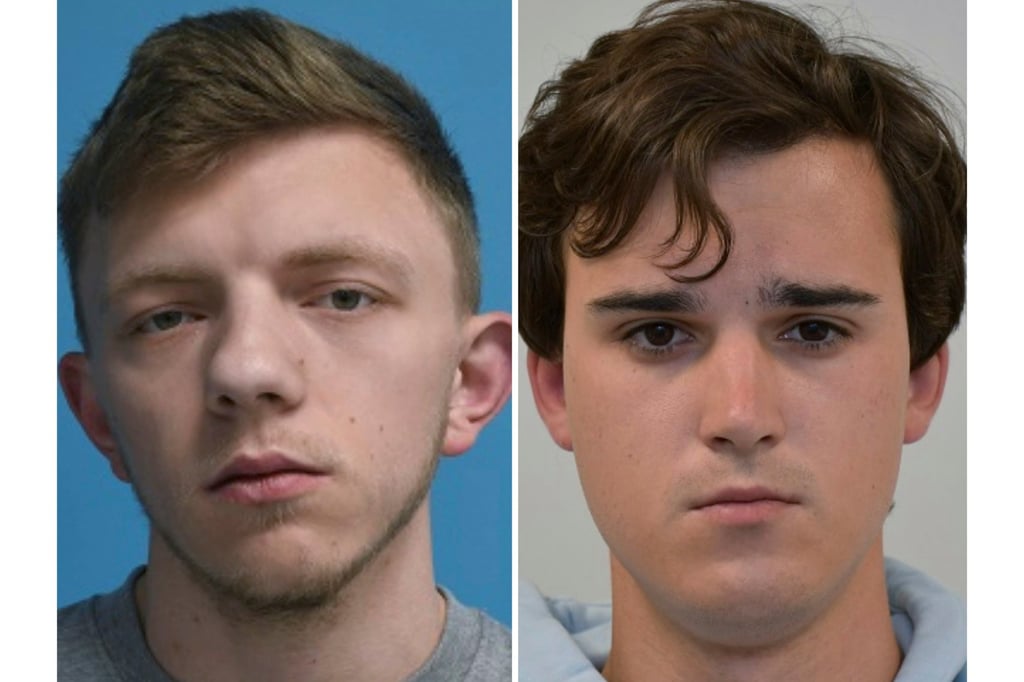 Roman Lavrynovych (left) and Stanislav Carpiuc are seen in a composite photo. Photo: Metropolitan Police/AP
