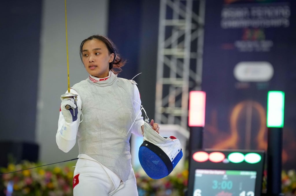 Daphne Chan’s coach Greg Koenig says she fenced ‘exceptionally well’. Photo: Handout Daphne Chan’s coach Greg Koenig says she fenced ‘exceptionally well’. Photo: Handout
