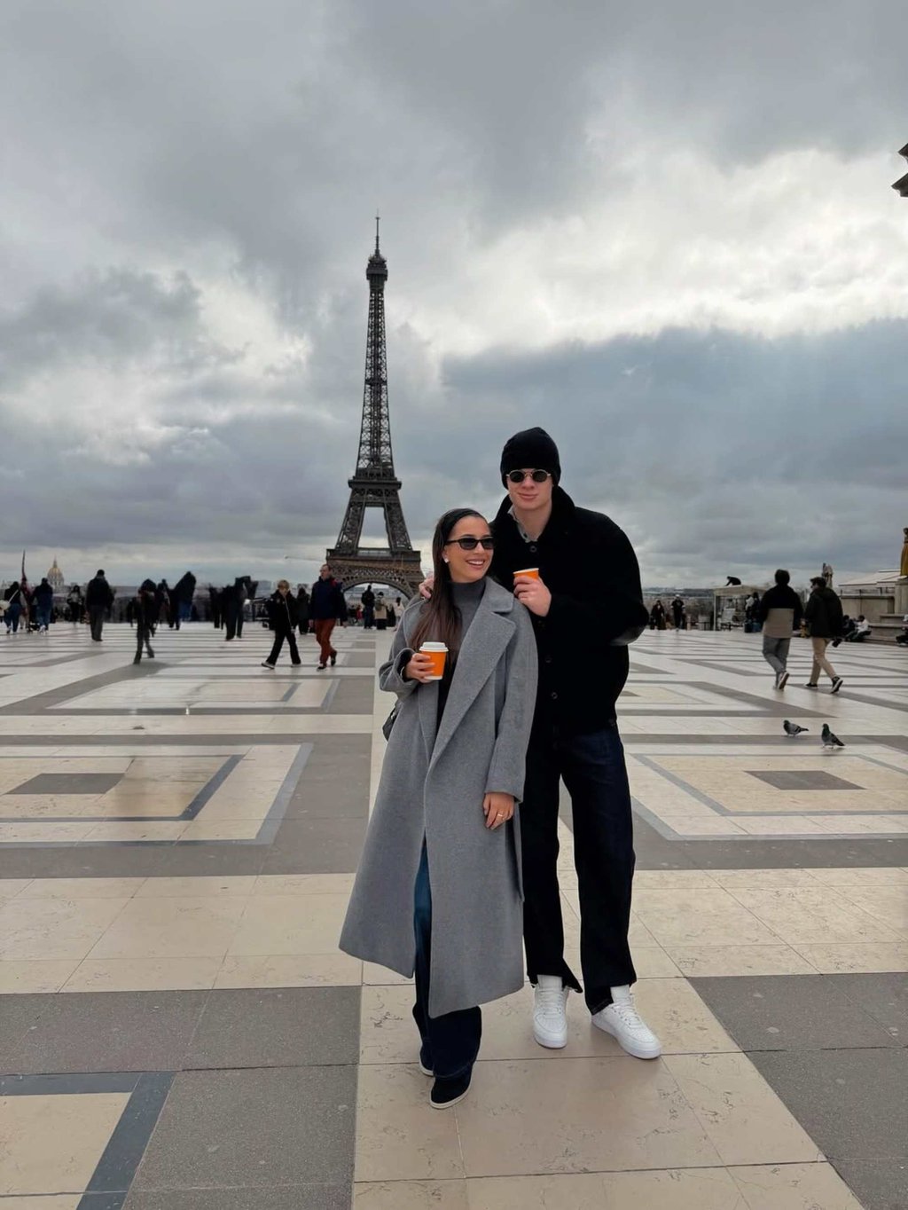 Isabel Haugseng Johansen and Erling Haaland in France this February. Photo: @isabellaa/Instagram Isabel Haugseng Johansen and Erling Haaland in France this February. Photo: @isabellaa/Instagram