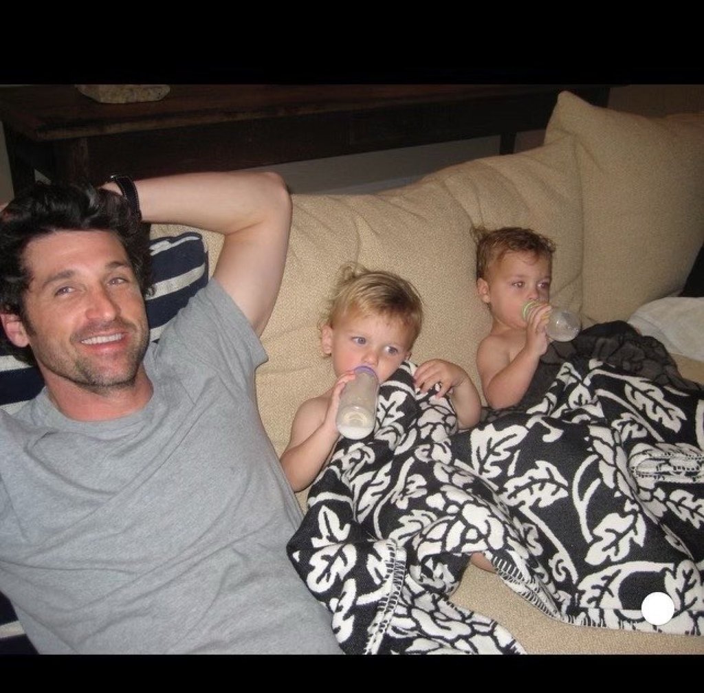 In 2024, Patrick Dempsey posted a throwback photo of the twins on their birthday. Photo: @patrickdempsey/Instagram In 2024, Patrick Dempsey posted a throwback photo of the twins on their birthday. Photo: @patrickdempsey/Instagram
