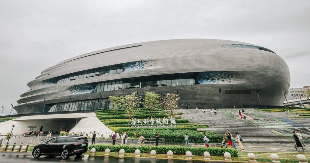 A “colossal interstellar spacecraft” was the inspiration behind the Shenzhen Science & Technology Museum. Photo: Edmond So