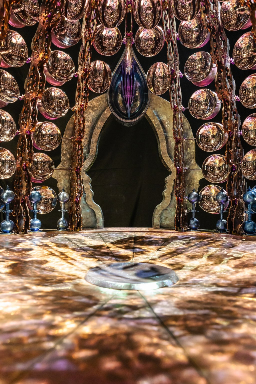 A close-up of Chan’s Growth sculpture, one of the works in “Vessels of Other Worlds”. Photo: courtesy Wallace Chan