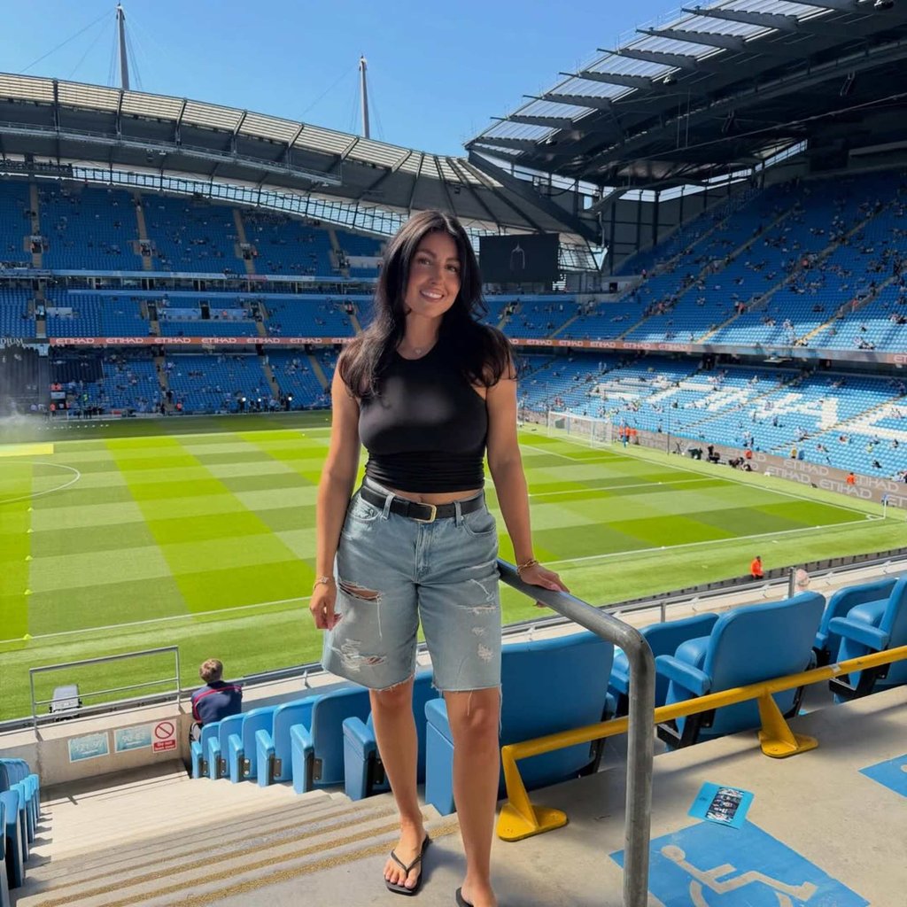 Olivia Naylor posting about John Stones leaving Manchester City in May. Photo: @oliviajstones/Instagram Olivia Naylor posting about John Stones leaving Manchester City in May. Photo: @oliviajstones/Instagram