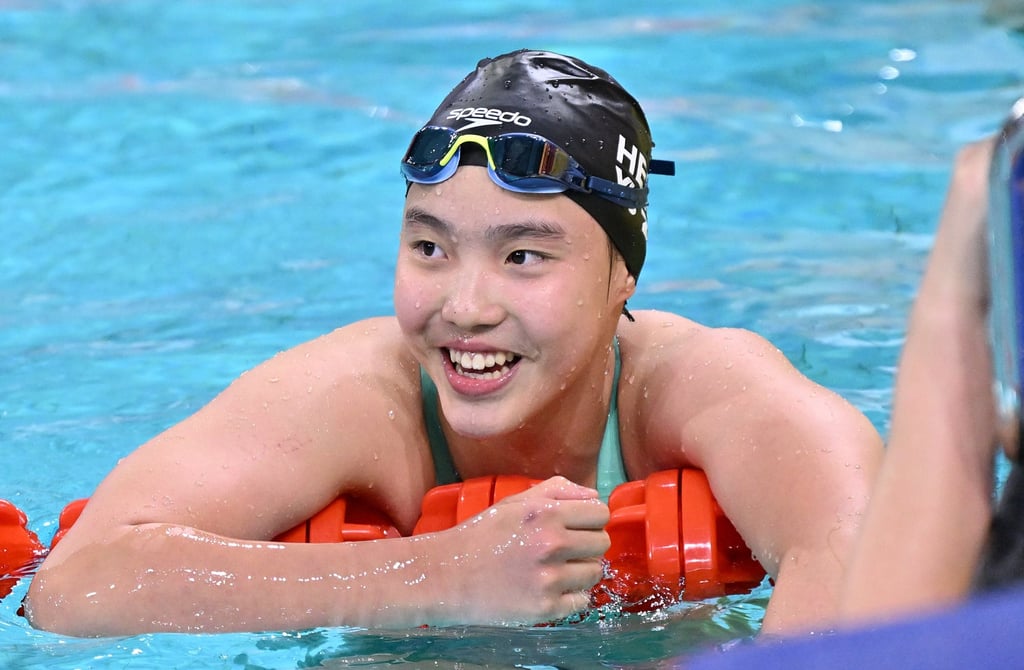 Yu Zidi also won gold medals in the 200m butterfly and the 400m freestyle. Photo: Xinhua Yu Zidi also won gold medals in the 200m butterfly and the 400m freestyle. Photo: Xinhua