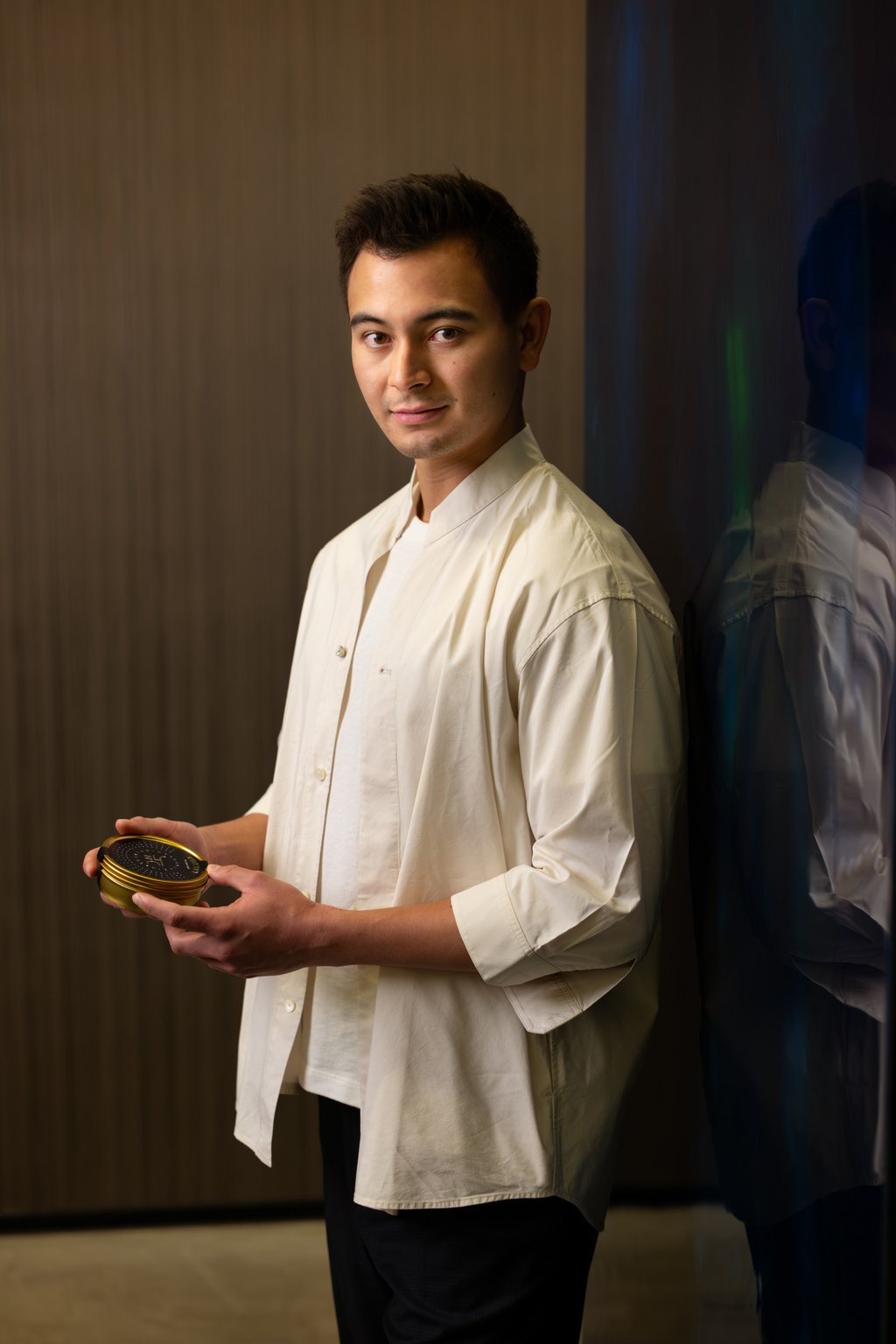 Hermes Gehnen set up his company N25 Caviar in 2017. Photo: N25 Caviar