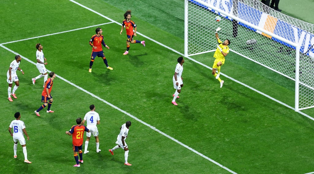 Vozinha makes one of many saves against Spain in Cabo Verde's opening match. Photo: Reuters Vozinha makes one of many saves against Spain in Cabo Verde's opening match. Photo: Reuters