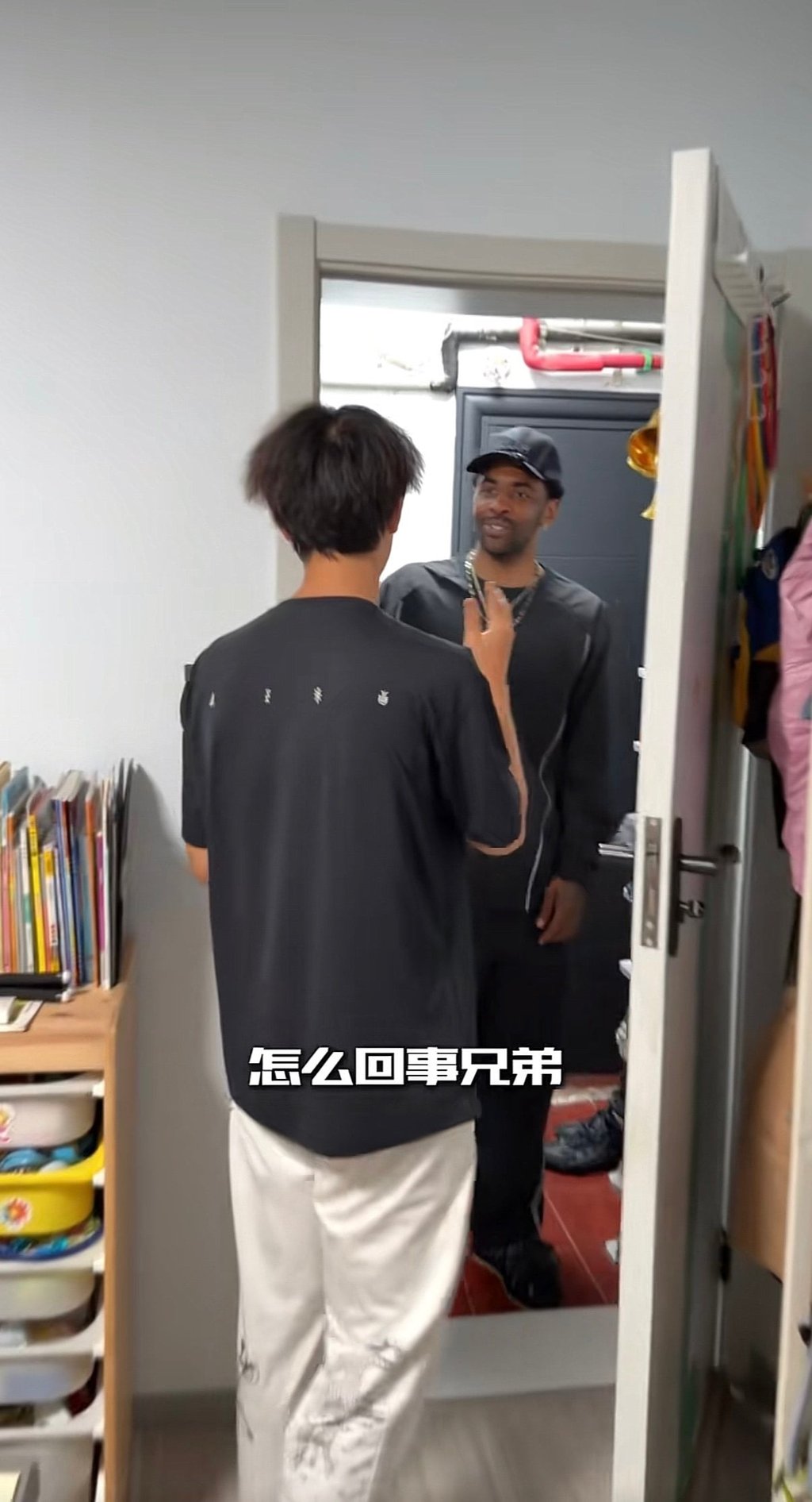 Kyrie Irving’s home visit was part of his China tour organised by a sporting goods brand. Photo: Douyin screenshot Kyrie Irving’s home visit was part of his China tour organised by a sporting goods brand. Photo: Douyin screenshot