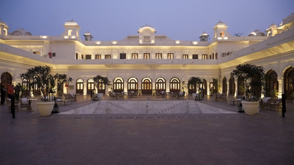 The Ran Baas courtyard at night. Photo: Handout The Ran Baas courtyard at night. Photo: Handout