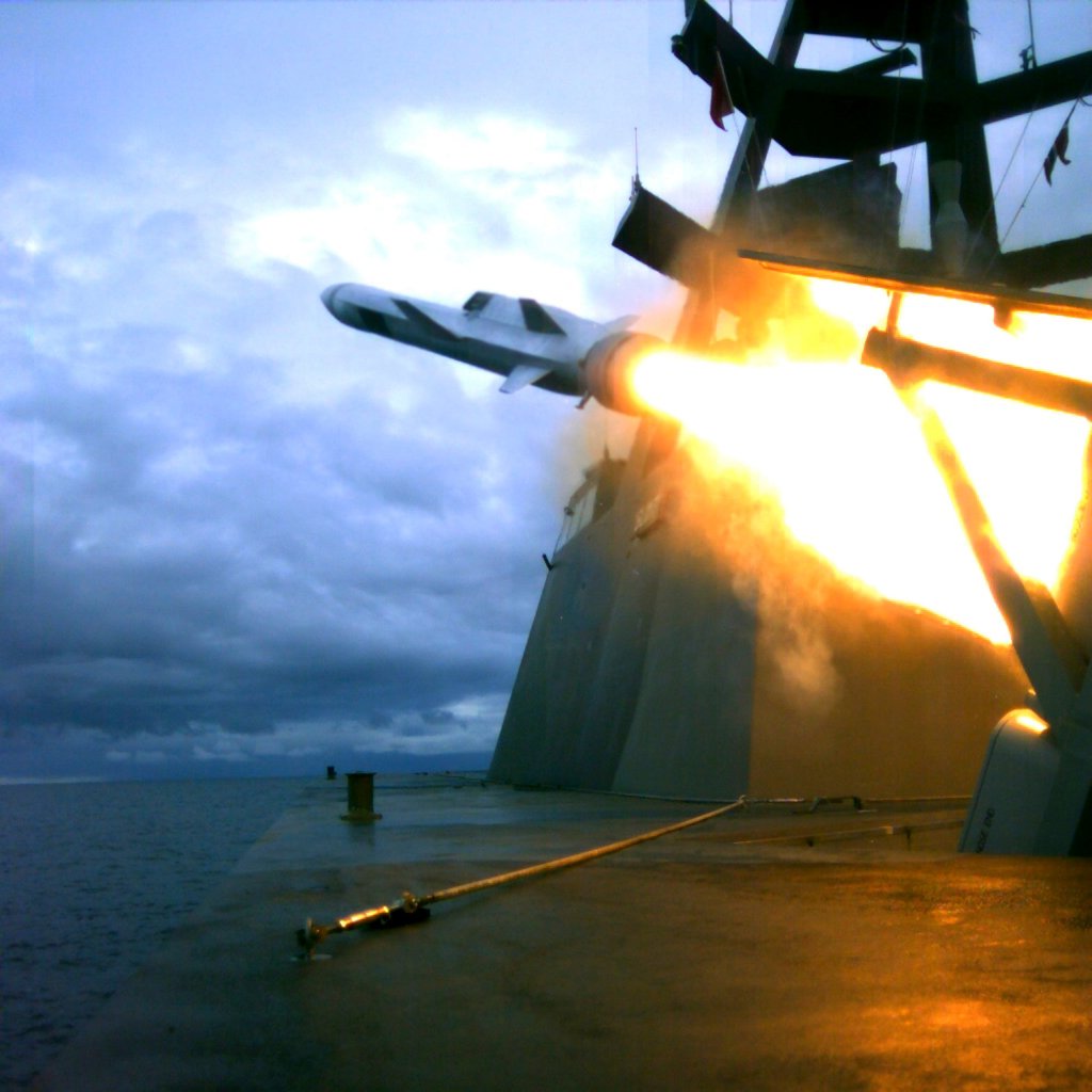 A test launch of the Kongsberg Defence & Aerospace’s Naval Strike Missile from a ship. Photo: Kongsberg