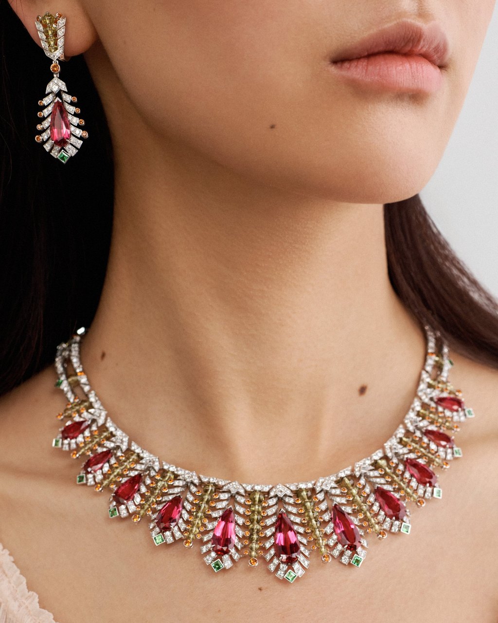 The Tillan necklace and earrings. Photo: Handout