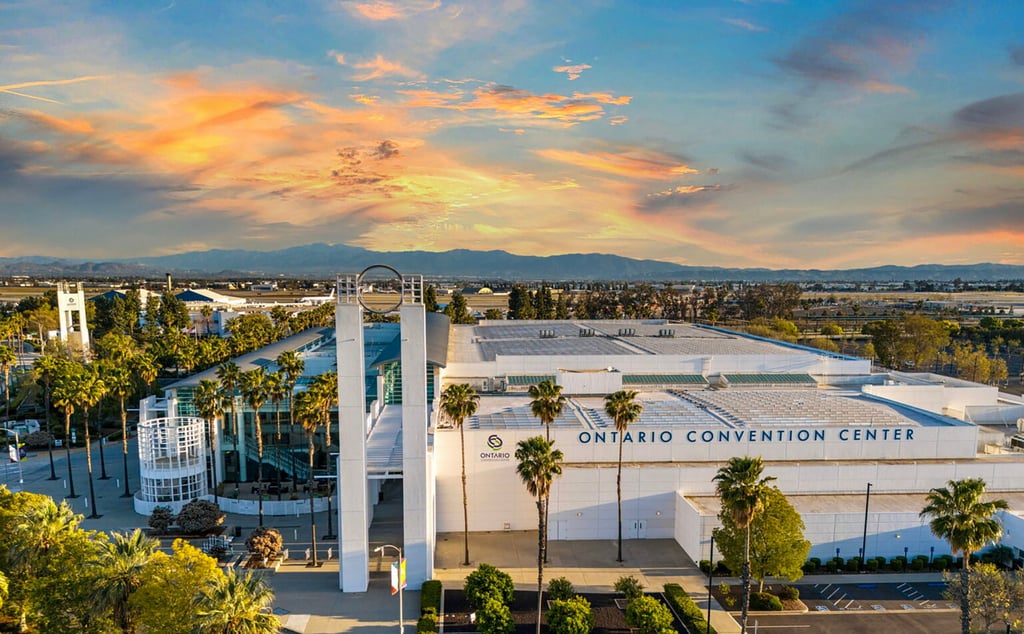 The Ontario Convention Center in Los Angeles will host the WTT Grand Smash USA starting Friday. Photo: GOCAL