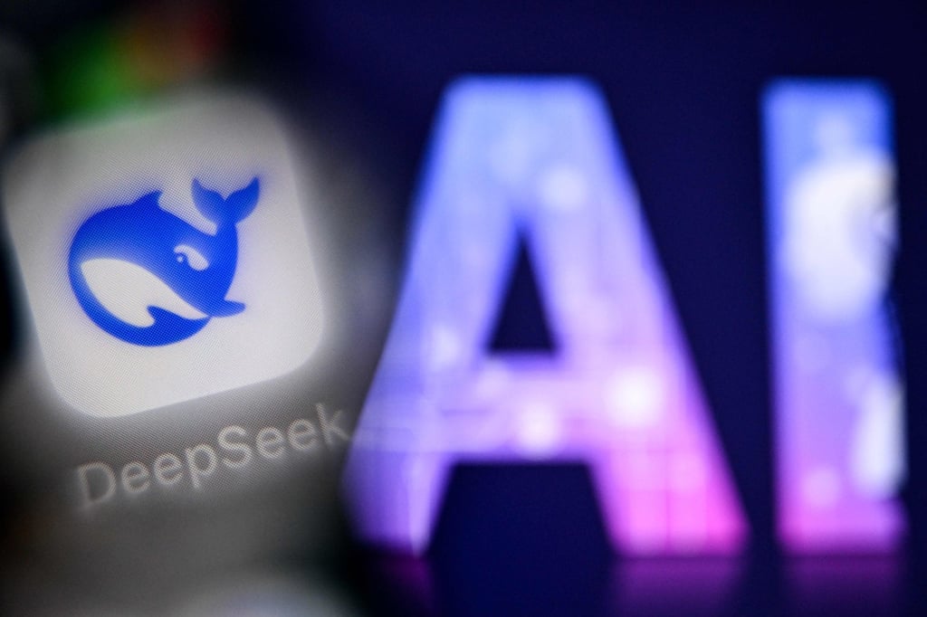 This photo shows the logo of DeepSeek. Photo: AFP