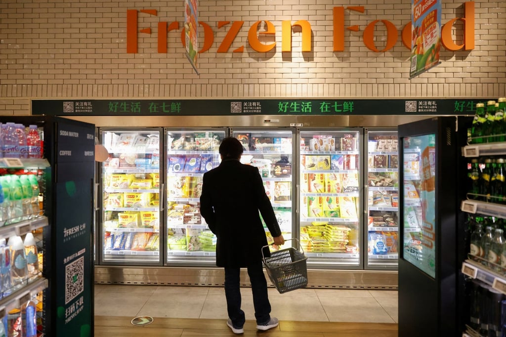 Supermarkets have lost income from supplier-funded listing and promotional fees because of tighter regulation, and the rise of e-commerce and live streaming. Photo: Reuters Supermarkets have lost income from supplier-funded listing and promotional fees because of tighter regulation, and the rise of e-commerce and live streaming. Photo: Reuters