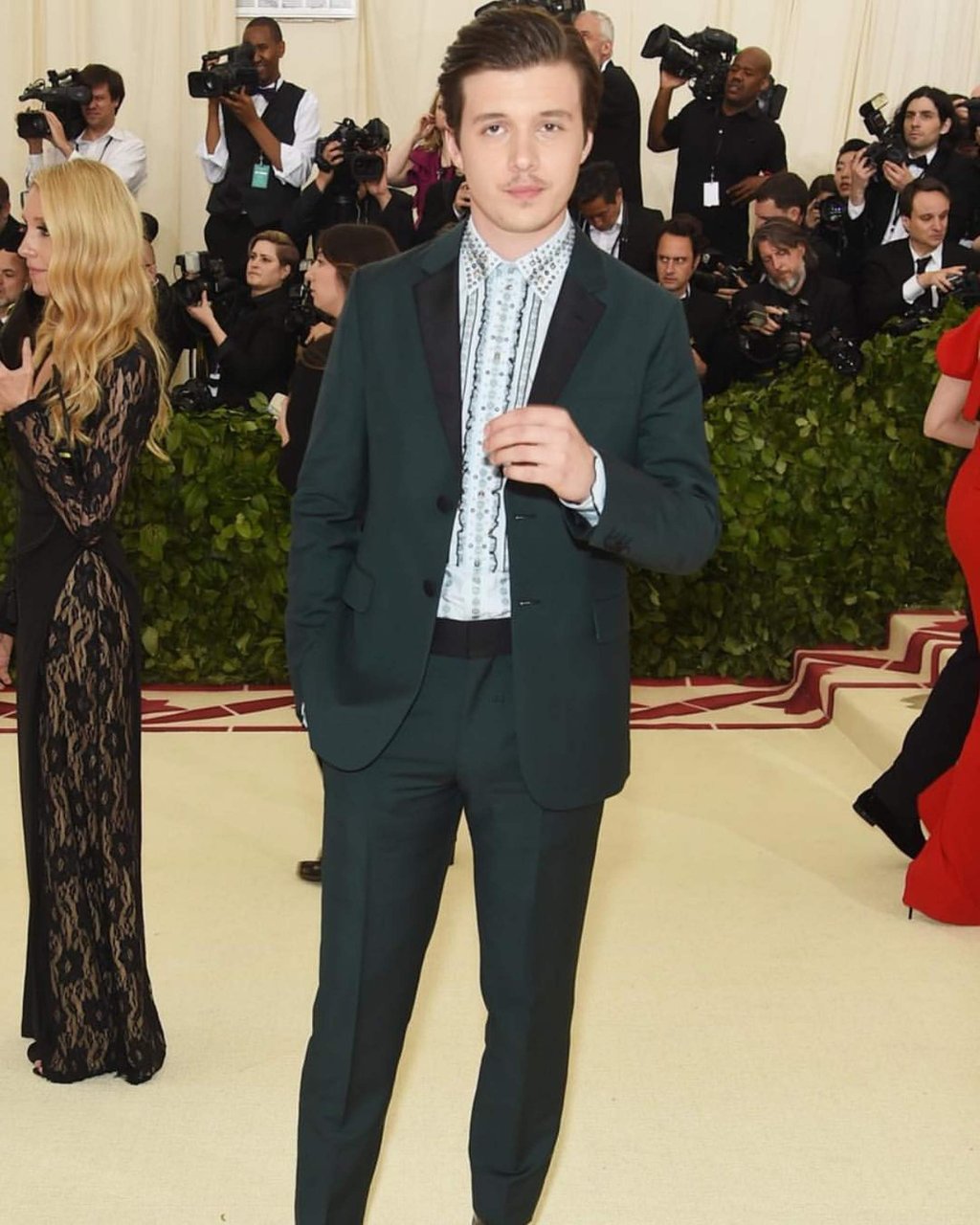 Nick Robinson at the Met Gala in 2018. Photo: @therealnickrobinson/Instagram
