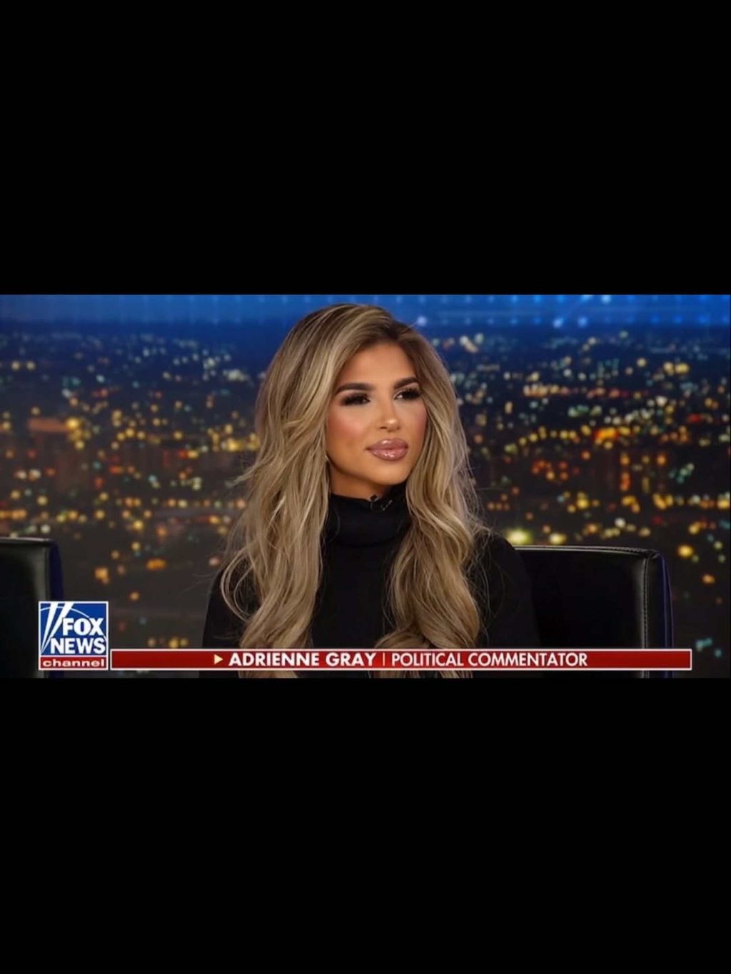 Adrienne Gray was a political commentator for Fox. Photo: @adriennegraytv/Instagram