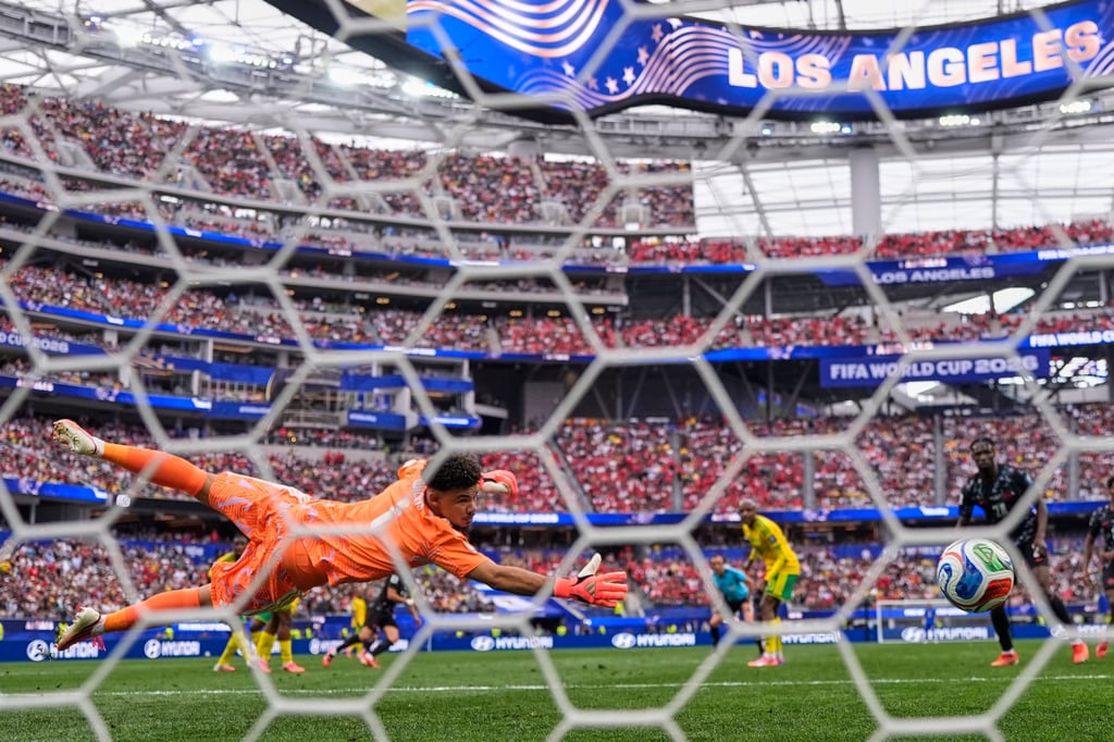 Stephen Eustaquio scored his side’s winner two minutes into time added on. Photo: AP