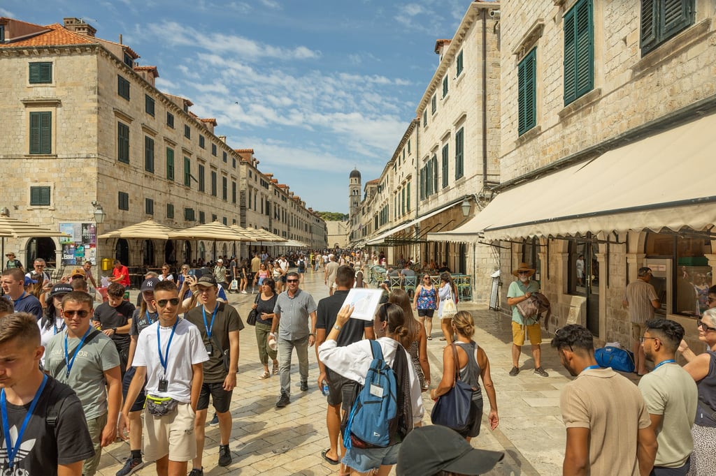 People pack the streets of Dubrovnik’s Old Town. The Croatian city is one of the most popular tourist destinations in Europe. Photo: Corbis via Getty Images People pack the streets of Dubrovnik’s Old Town. The Croatian city is one of the most popular tourist destinations in Europe. Photo: Corbis via Getty Images