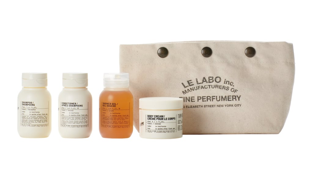 Le Labo Hinoki travel set. Photo: Handout Le Labo Hinoki travel set. Photo: Handout
