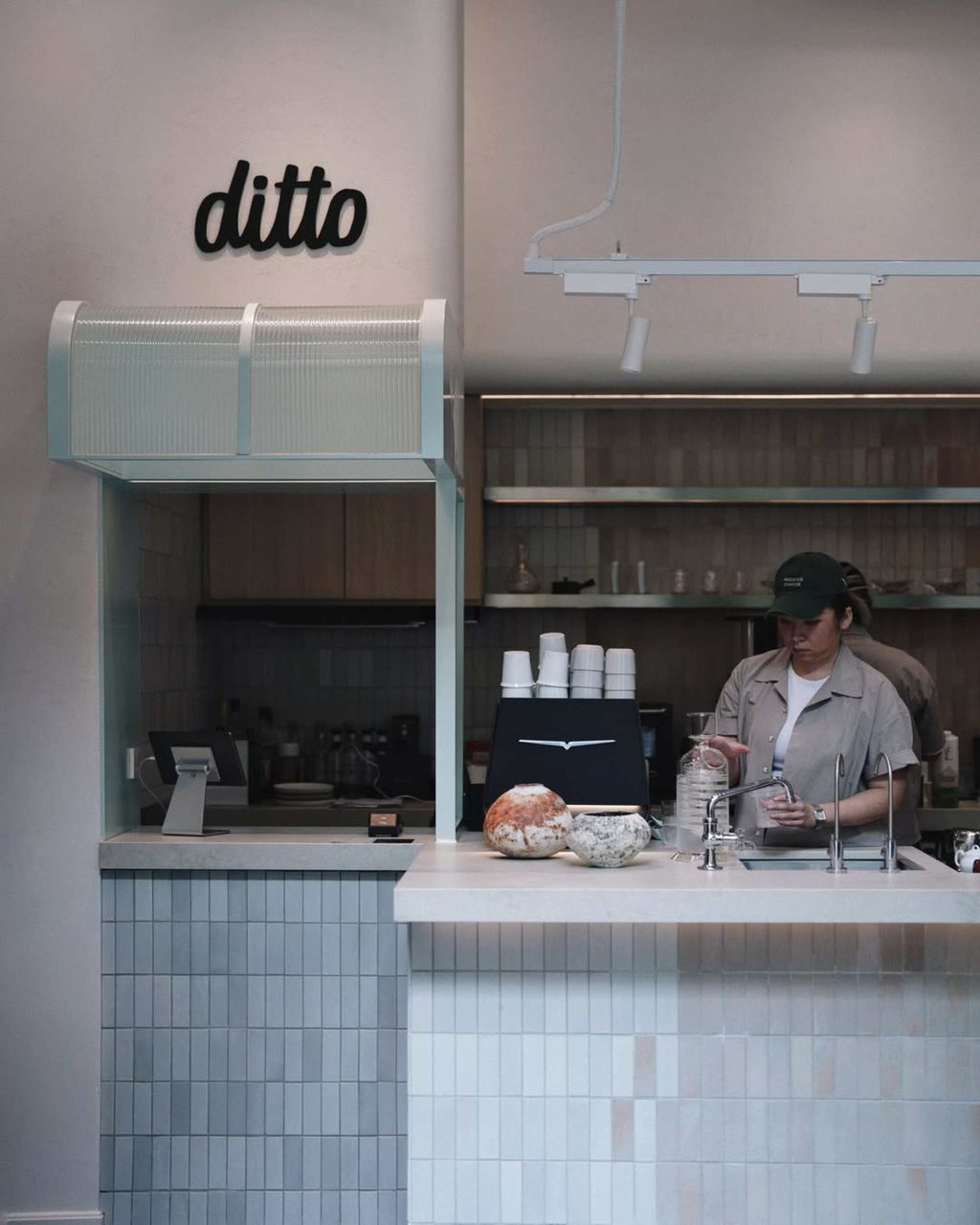 Ditto’s co-founder Sophie Chan behind the bar. Photo: Instagram/girl.blushy Ditto’s co-founder Sophie Chan behind the bar. Photo: Instagram/girl.blushy