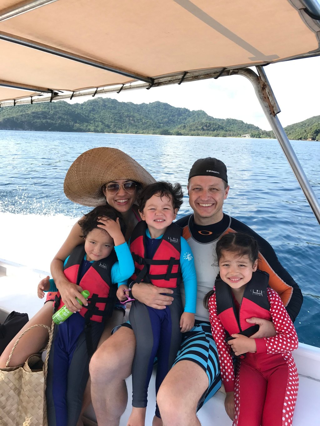 Jennifer Wannenmacher and her family on a holiday in the Philippines in 2017. Photo: Jennifer Wannenmacher