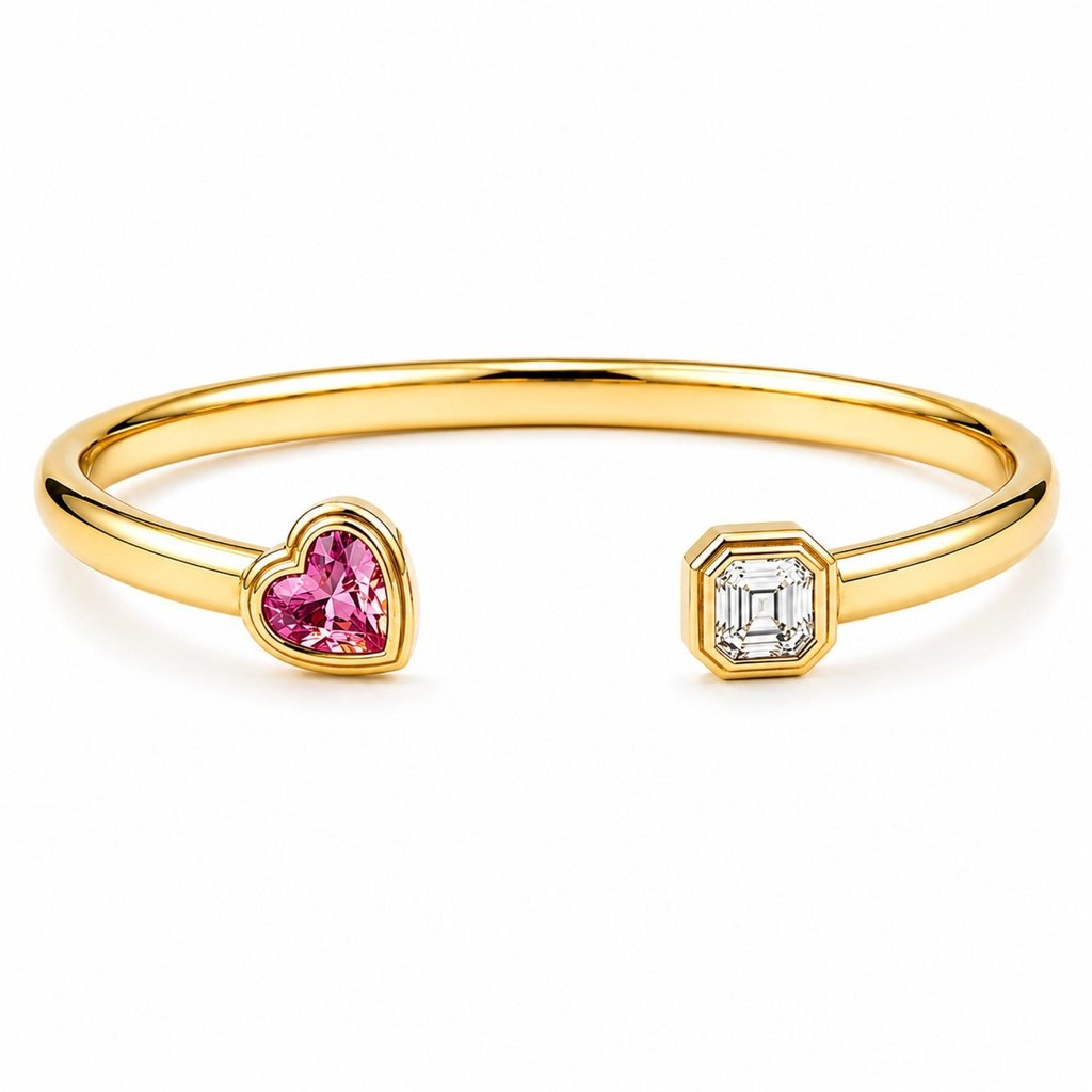 Valentina Fine Jewellery pink sapphire torque. Photo: Handout