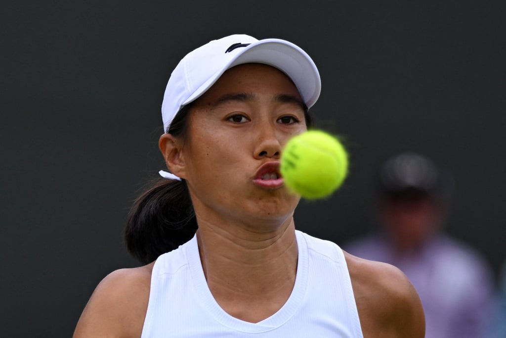 China’s Zhang Shuai lost to Czech 10th seed Karolina Muchova. Photo: Reuters