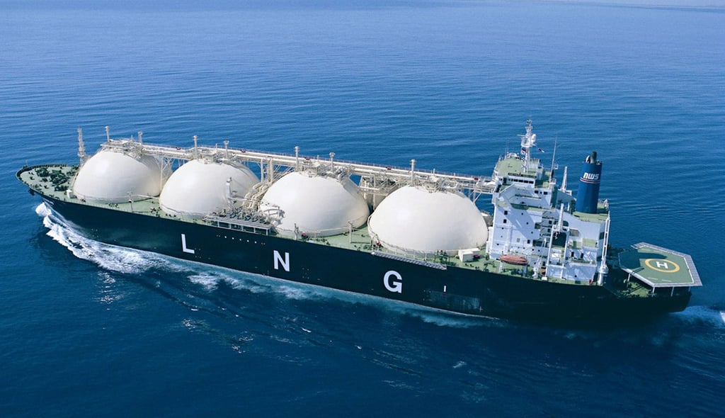 An LNG ship sails off the coast of Western Australia. Photo: Reuters An LNG ship sails off the coast of Western Australia. Photo: Reuters