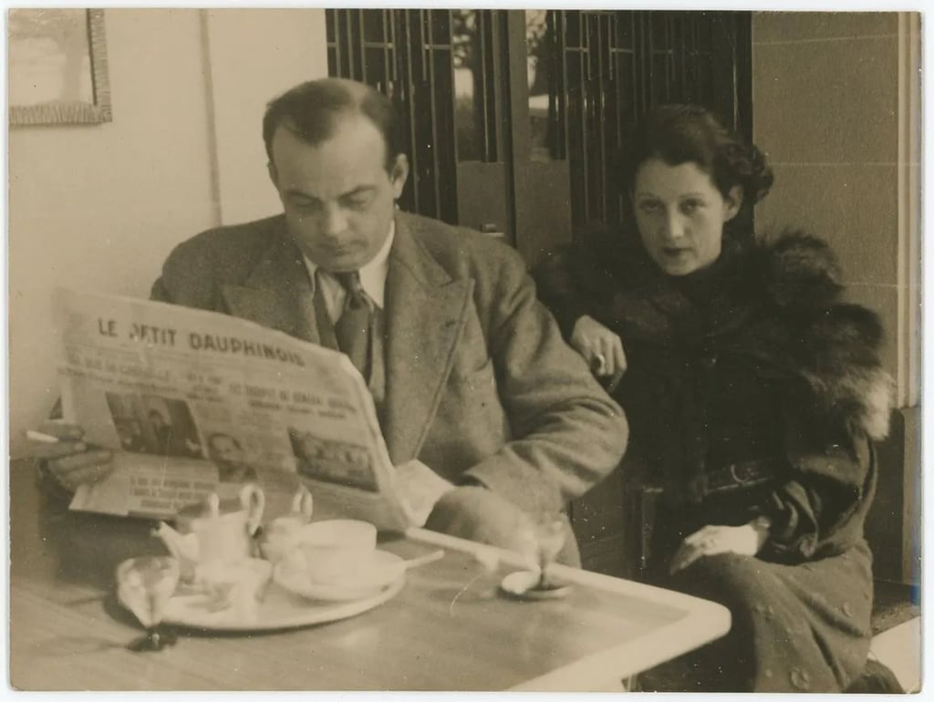 Antoine de Saint-Exupéry and his wife, Consuelo, in 1936. Photo: courtesy Collection of the Saint-Exupéry-d’Agay Estate Antoine de Saint-Exupéry and his wife, Consuelo, in 1936. Photo: courtesy Collection of the Saint-Exupéry-d’Agay Estate