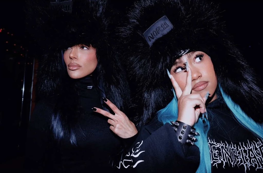 North West (right), pictured with Danielle Levi, has been making headlines for her style choices. Photo: @superrrdani/Instagram North West (right), pictured with Danielle Levi, has been making headlines for her style choices. Photo: @superrrdani/Instagram