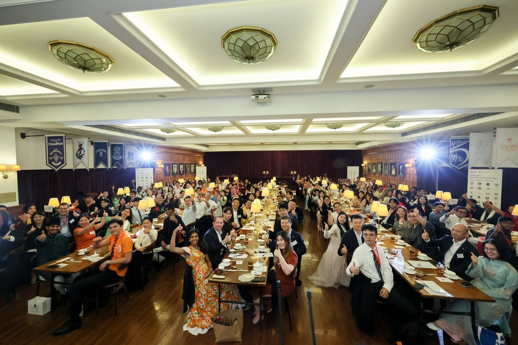 Members of the 24 university teams competing in the Global Finals of the HSBC/HKU Business Case Challenge 2026 attend the welcome dinner at HKU. Photo: HSBC Members of the 24 university teams competing in the Global Finals of the HSBC/HKU Business Case Challenge 2026 attend the welcome dinner at HKU. Photo: HSBC