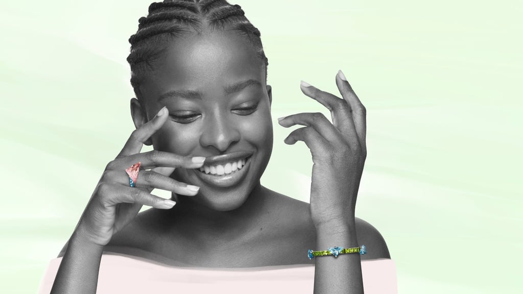 Amanda Gorman stars in Prada’s Couleur Vivante fine jewellery campaign. Photo: Handout Amanda Gorman stars in Prada’s Couleur Vivante fine jewellery campaign. Photo: Handout
