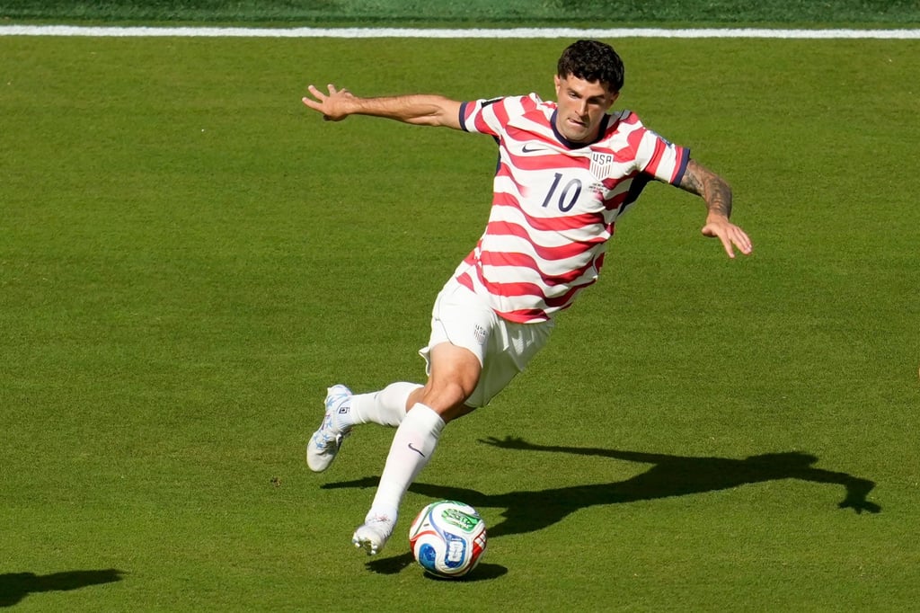 United States’ Christian Pulisic during the World Cup round of 32 match between the United States, and Bosnia and Herzegovina, on July 1. Photo: AP United States’ Christian Pulisic during the World Cup round of 32 match between the United States, and Bosnia and Herzegovina, on July 1. Photo: AP