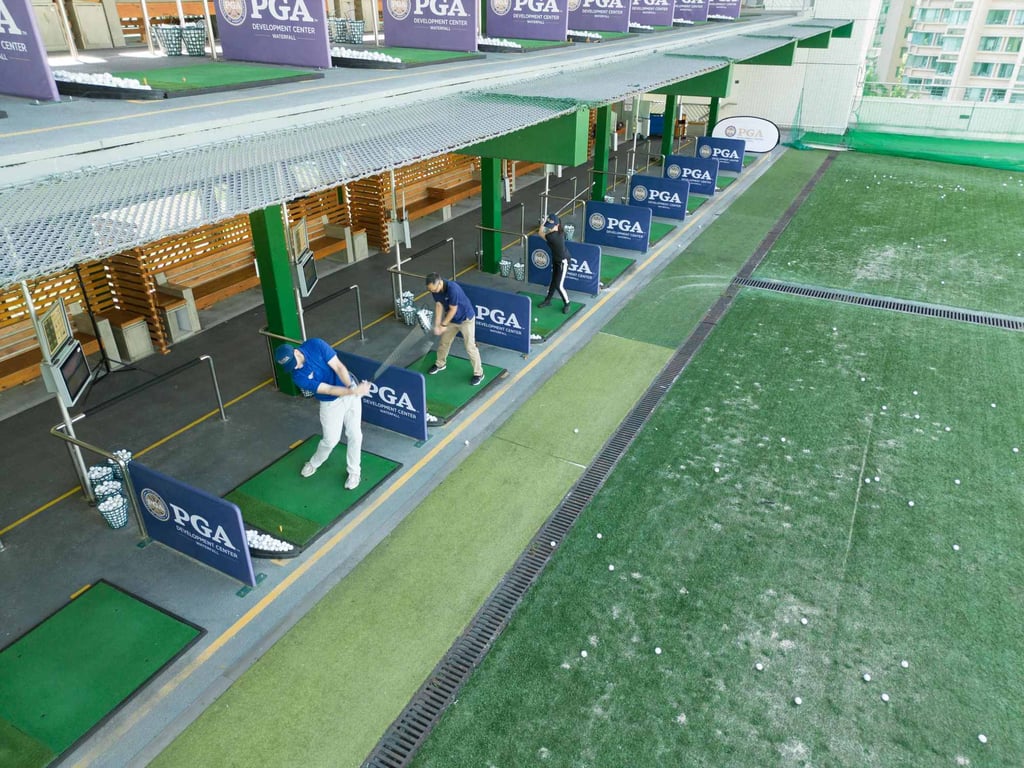 The PGA Golf Zone at Waterfall Sports & Wellness. Photo: courtesy Waterfall Sports & Wellness The PGA Golf Zone at Waterfall Sports & Wellness. Photo: courtesy Waterfall Sports & Wellness