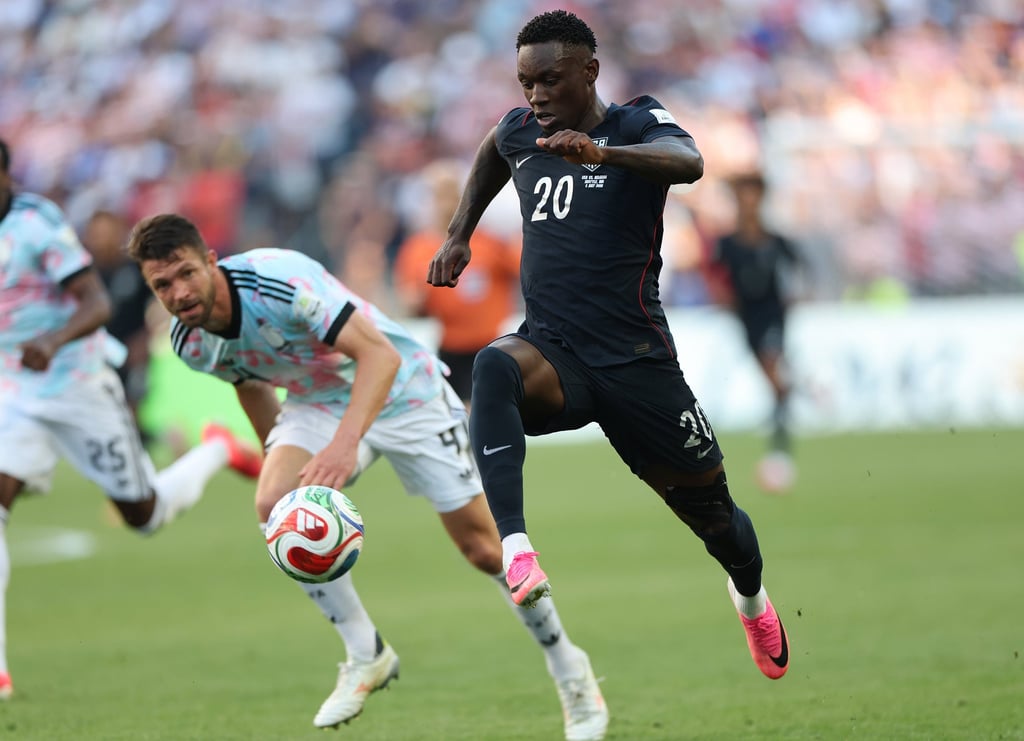 Folarin Balogun tries to make an impact on the USA’s last-16 meeting with Belgium. Photo: Xinhua Folarin Balogun tries to make an impact on the USA’s last-16 meeting with Belgium. Photo: Xinhua