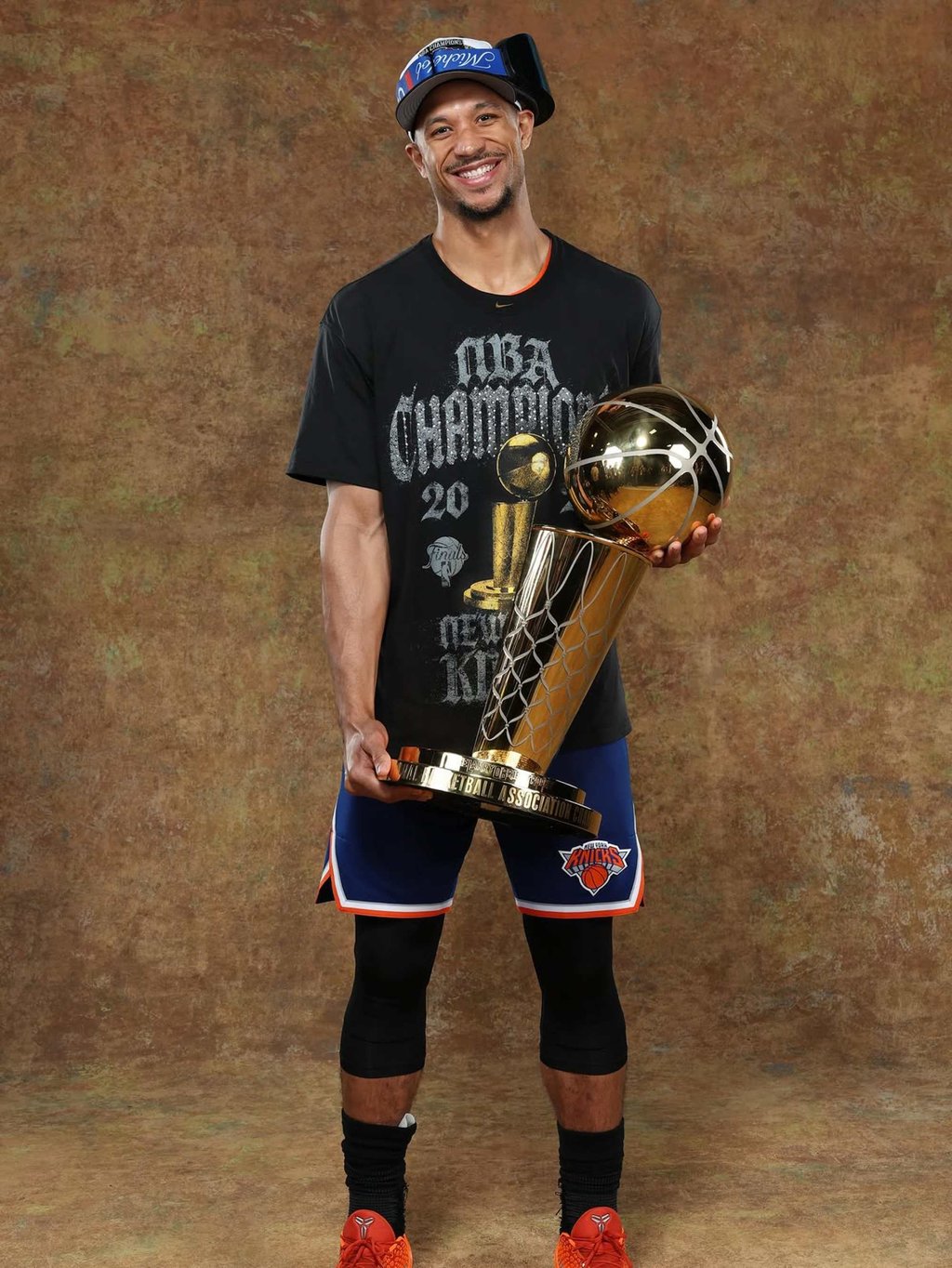 Josh Hart holds the NBA championship trophy. Photo: @jhart/Instagram Josh Hart holds the NBA championship trophy. Photo: @jhart/Instagram