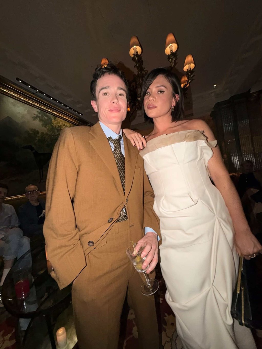 Elliot Page and Julia Shiplett at The Odyssey’s world premiere in London, on July 6. Photo: @juliashiplett/Instagram Elliot Page and Julia Shiplett at The Odyssey’s world premiere in London, on July 6. Photo: @juliashiplett/Instagram