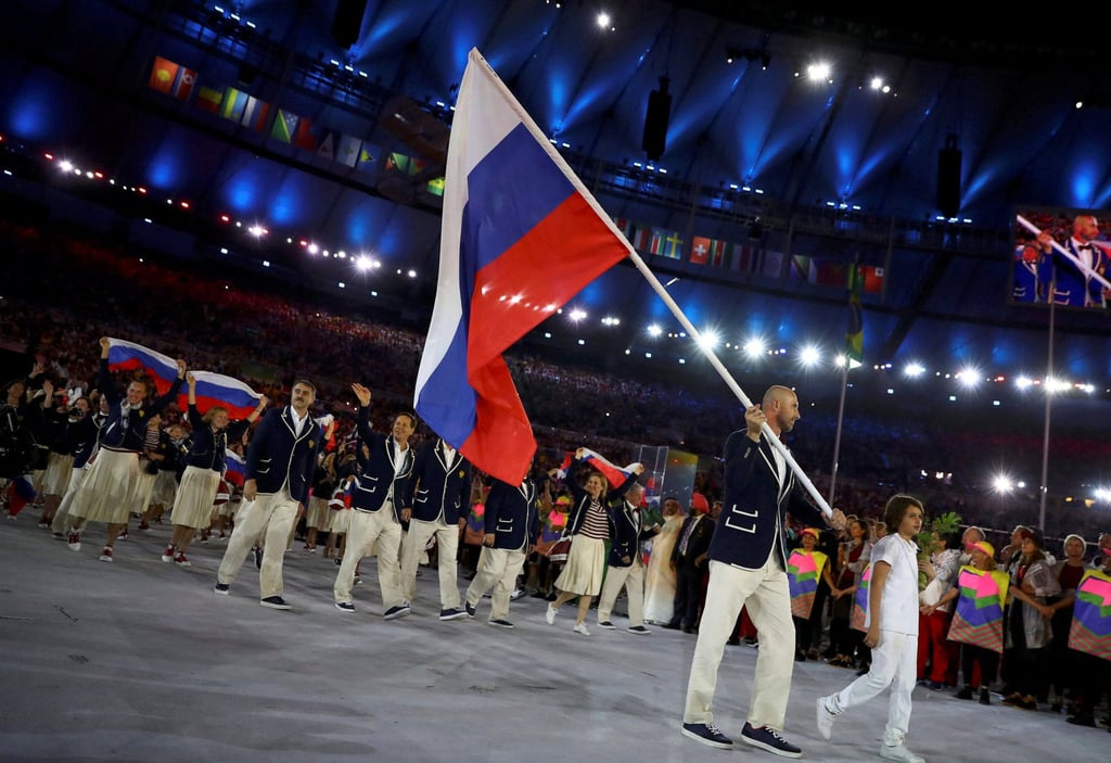 The Russian flag and anthem could again be part of an Olympic Games. Photo: Reuters The Russian flag and anthem could again be part of an Olympic Games. Photo: Reuters
