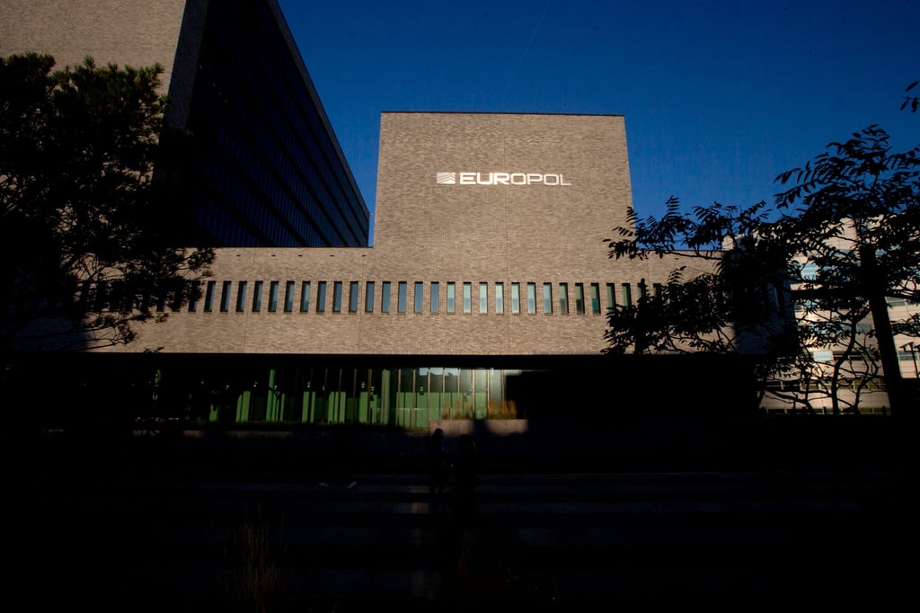Europol headquarters in The Hague, Netherlands. Europol said the operation had also led “to the seizure of more than 460 items, including electronic devices, crypto wallets, drugs and large quantities of doping substances”. Photo: AP Europol headquarters in The Hague, Netherlands. Europol said the operation had also led “to the seizure of more than 460 items, including electronic devices, crypto wallets, drugs and large quantities of doping substances”. Photo: AP
