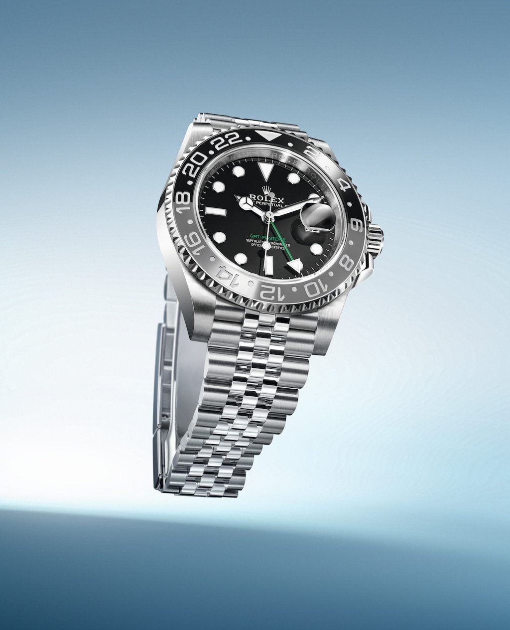 The Rolex GMT-Master II now has a Cerachrom bezel. Photo: Handout The Rolex GMT-Master II now has a Cerachrom bezel. Photo: Handout
