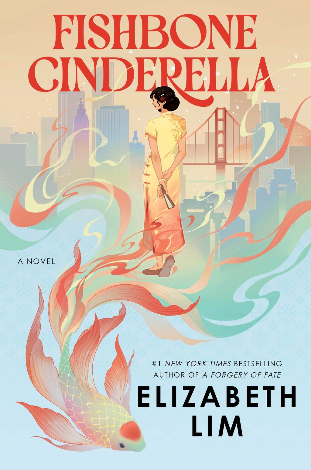 The cover of Elizabeth Lim’s novel Fishbone Cinderella. Photo: courtesy of Penguin Random House