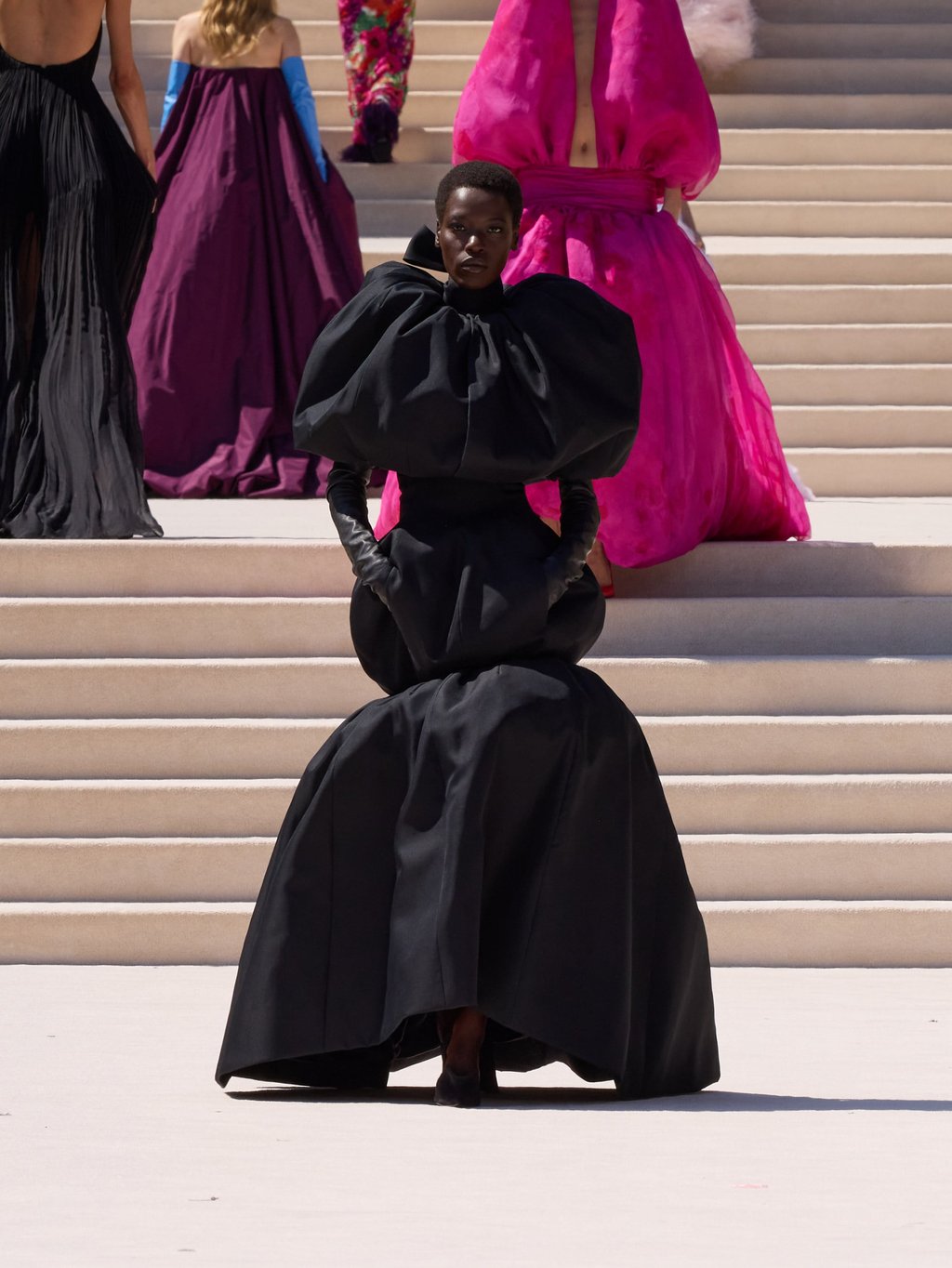 A balloon dress in black. Photo: Handout A balloon dress in black. Photo: Handout
