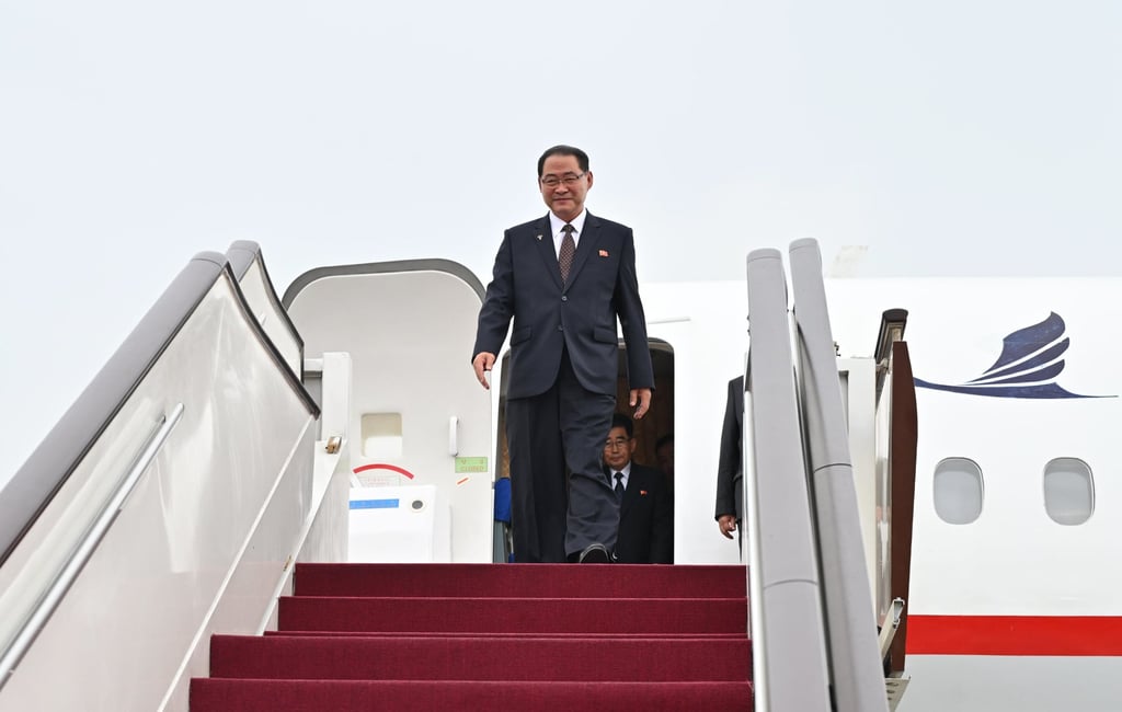 North Korea Premier Pak Thae-song arrives in Beijing on Friday. Photo: Xinhua North Korea Premier Pak Thae-song arrives in Beijing on Friday. Photo: Xinhua