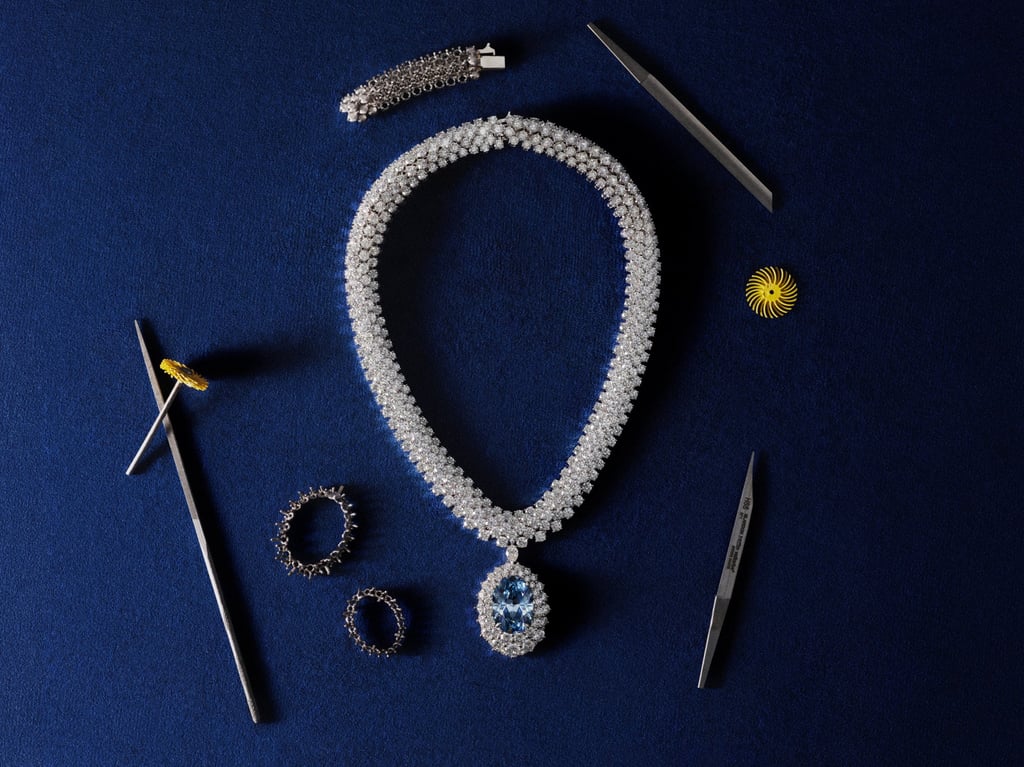 Le Okavango Blue was later polished into a 20.46-carat fancy deep blue diamond. Photo: Handout Le Okavango Blue was later polished into a 20.46-carat fancy deep blue diamond. Photo: Handout