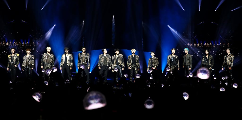 Boy band Seventeen greets the audience in New Jersey on September 7, 2022. Photo: Pledis Entertainment Boy band Seventeen greets the audience in New Jersey on September 7, 2022. Photo: Pledis Entertainment