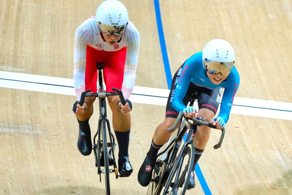 Chloe Leung, here competing in last year’s National Games, is eyeing Asian Games time trial glory. Photo: Karma Lo Chloe Leung, here competing in last year’s National Games, is eyeing Asian Games time trial glory. Photo: Karma Lo