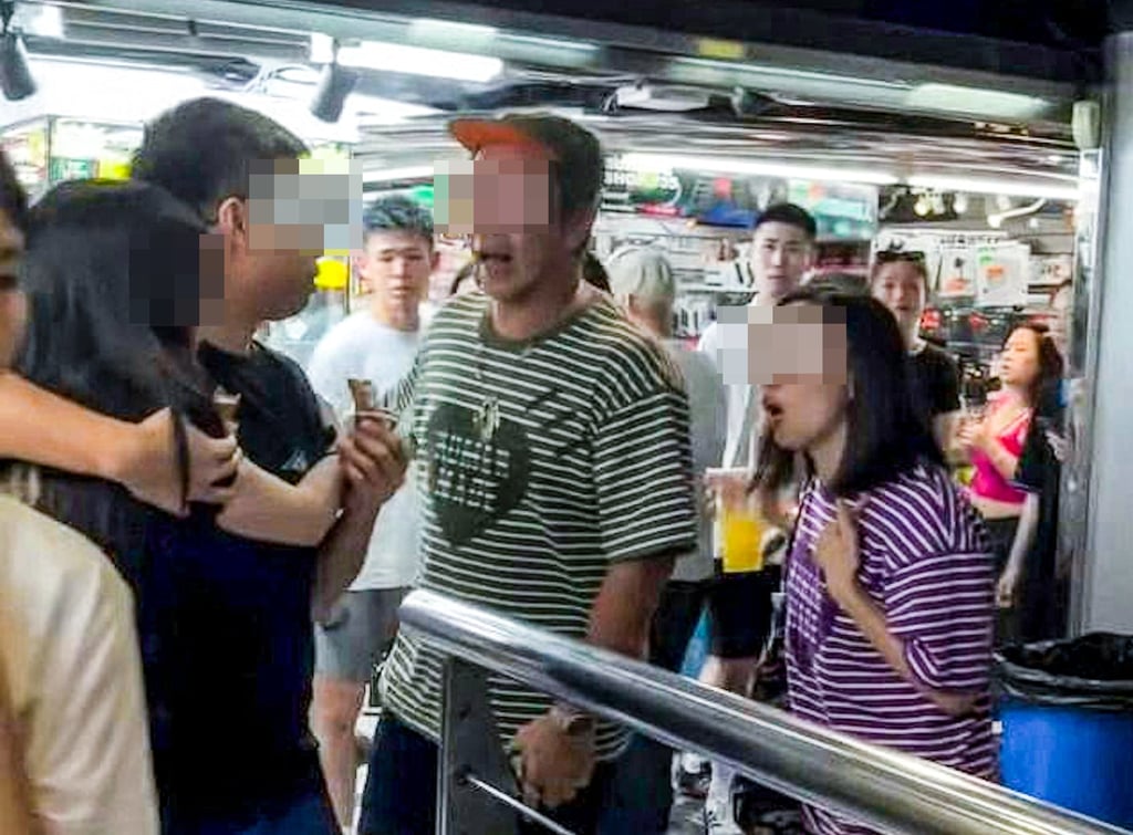 The viral video triggered backlash online against the 48-year-old suspect. Photo: Handout