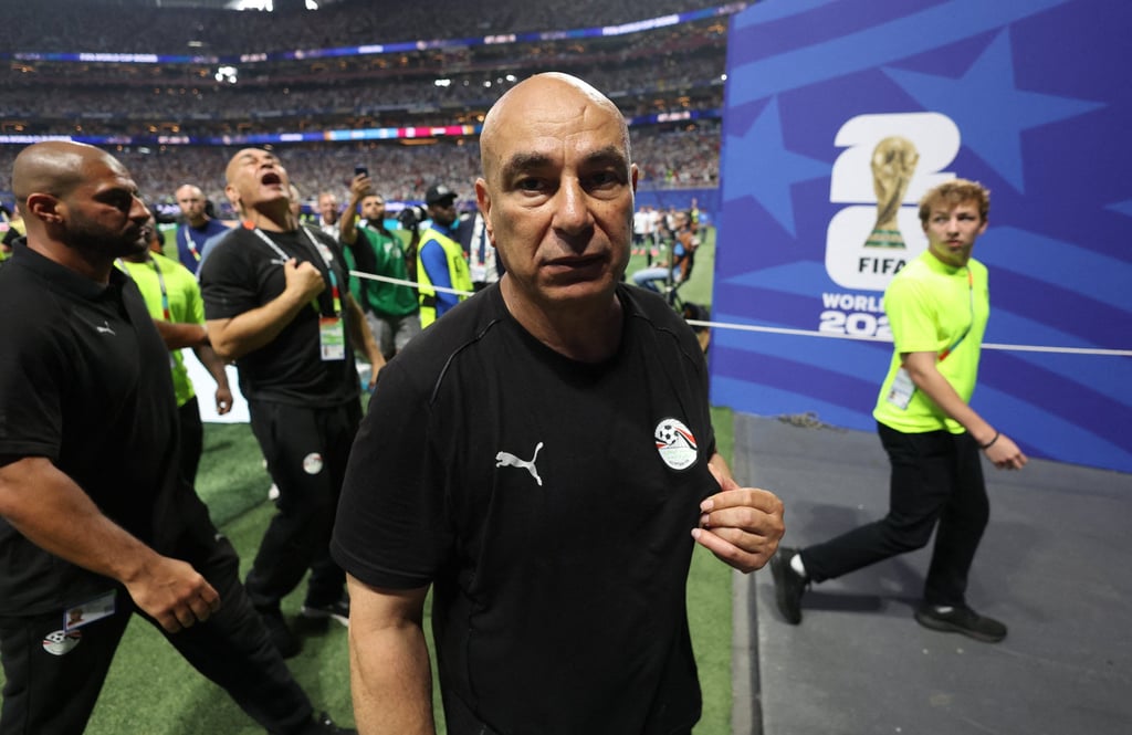 Egypt manager Hossam Hassan claimed Fifa just want to keep Messi in the tournament. Photo: Reuters Egypt manager Hossam Hassan claimed Fifa just want to keep Messi in the tournament. Photo: Reuters
