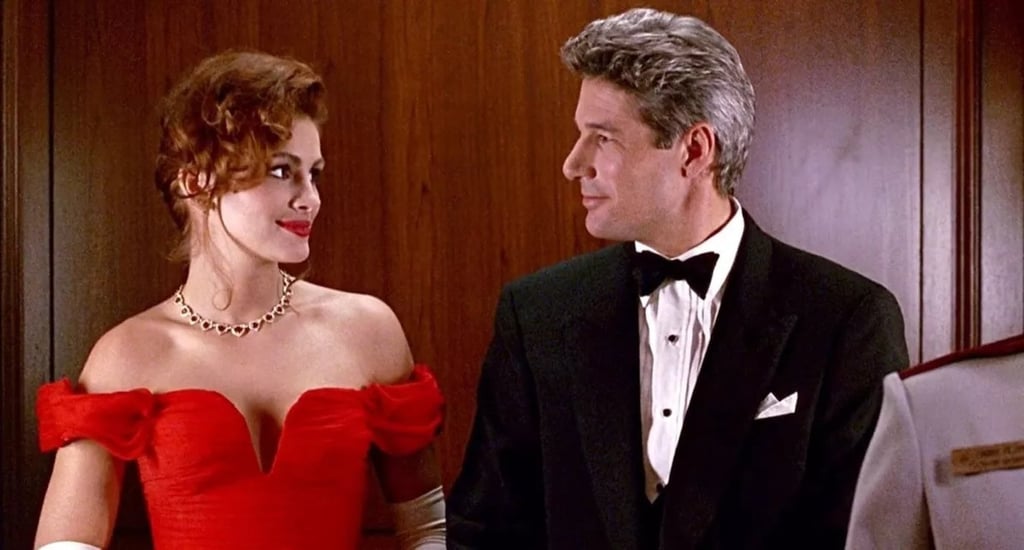 Julia Roberts, opposite Richard Gere, wears a Fred necklace in a still from the 1990 film Pretty Woman. Photo: Touchstone Pictures Julia Roberts, opposite Richard Gere, wears a Fred necklace in a still from the 1990 film Pretty Woman. Photo: Touchstone Pictures