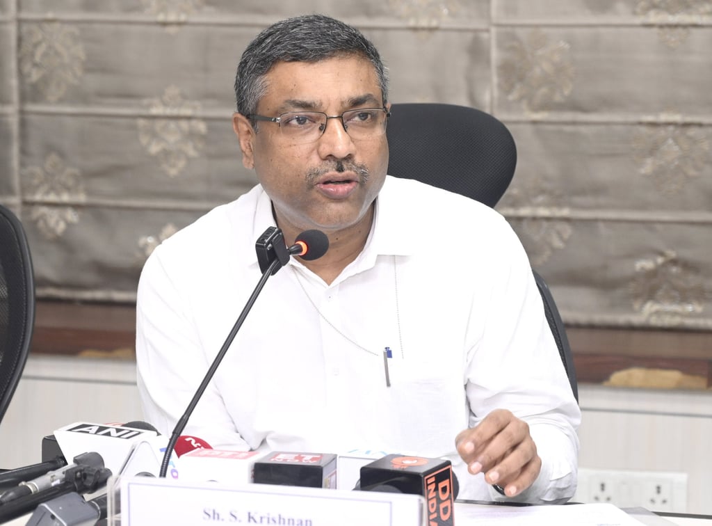 S. Krishnan, India’s IT secretary, said an investigation had been launched. Photo: Handout S. Krishnan, India’s IT secretary, said an investigation had been launched. Photo: Handout